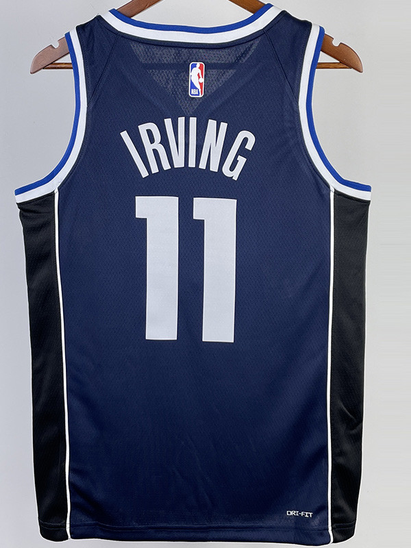 22-23 Dallas Mavericks IRVING #11 Royal Blue Top Quality Hot Pressing NBA Jersey (Trapeze Edition)飞人版