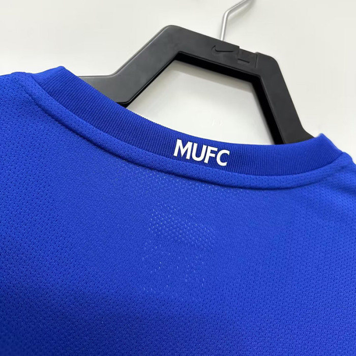 2008-2009 Man Utd Third Long Sleeve Retro Soccer Jersey 长袖