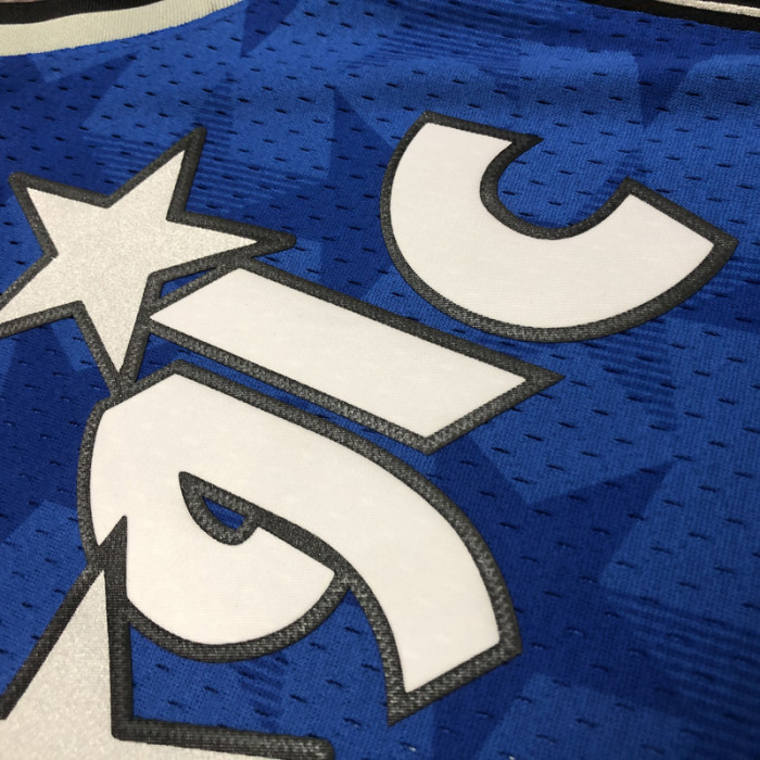 2001 Magic MCGRADY #01 Blue Retro Top Quality Hot Pressing NBA Jersey
