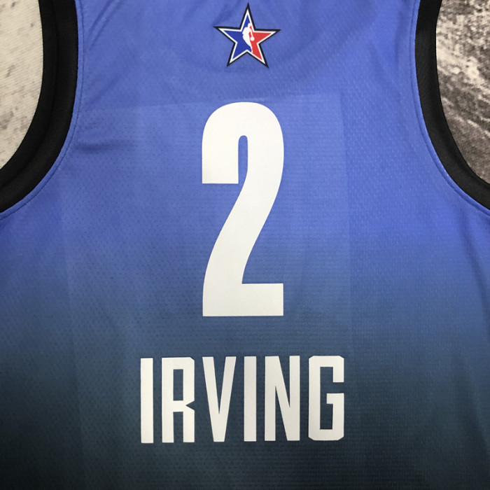2023 ALL STAR IRVING #2 Blue Top Quality Hot Pressing NBA Jersey (全明星)