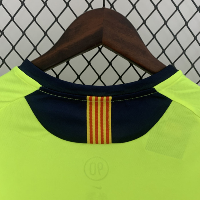 2005-2006 BAR Away Yellow Long Sleeve Retro Soccer Jersey (长袖)