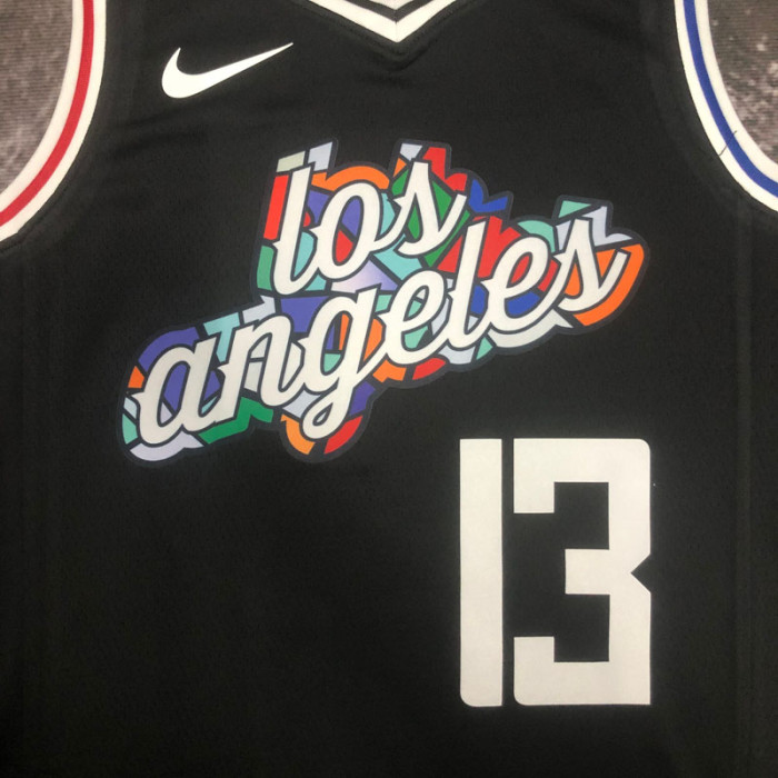 22-23 Clippers GEORGE #13 Black City Edition Top Quality Hot Pressing NBA Jersey