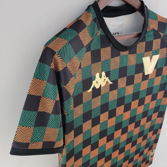 22-23 Venezia FC Yellow Green Black Training shirts