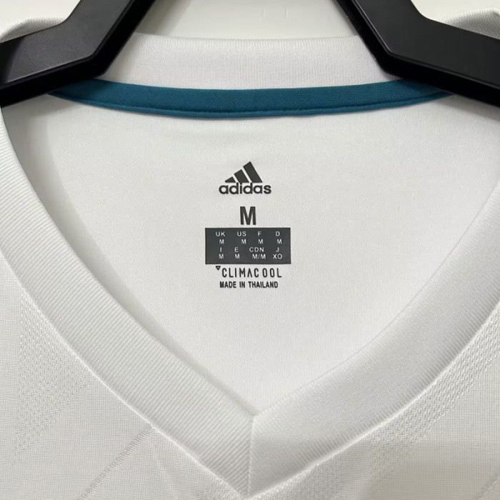 2017-2018 RMA Home Long Sleeve Retro Soccer Jersey (长袖)