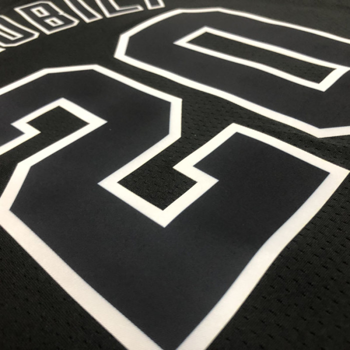 22-23 SA Spurs GINOBILI #20 Black Top Quality Hot Pressing NBA Jersey (Retro Logo)