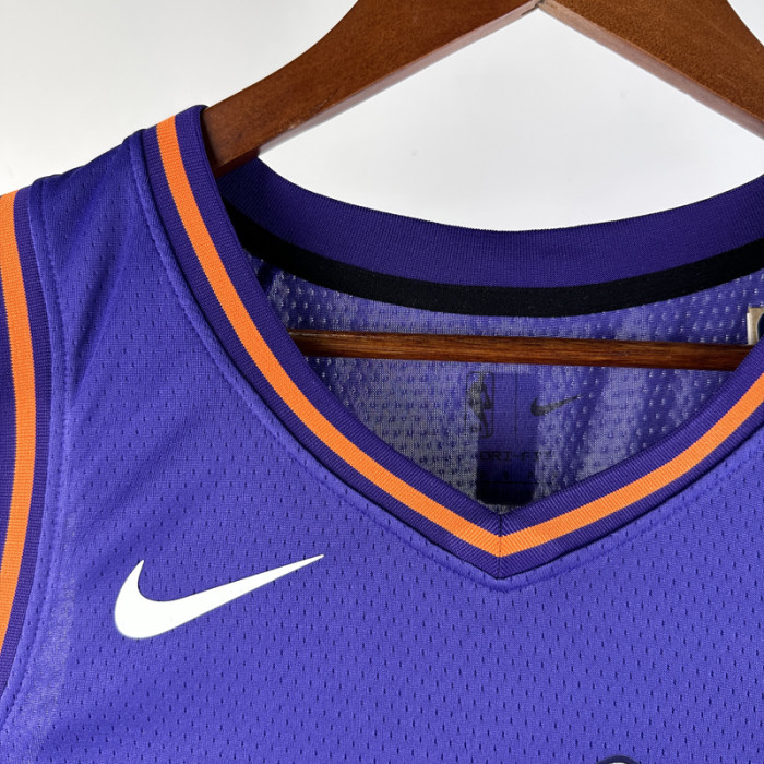 23-24 SUNS BOOKER #1 Purple City Edition Top Quality Hot Pressing NBA Jersey