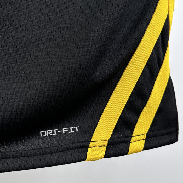 23-24 WARRIORS WIGGINS #22 Black City Edition Top Quality Hot Pressing NBA Jersey (V领)