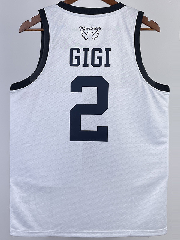 2023 LAKERS GIGI #2 White MAMBA Top Quality Hot Pressing NBA Jersey