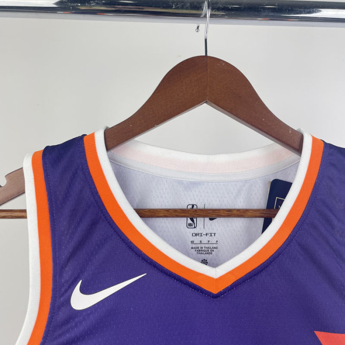 23-24 SUNS DURANT #35 Purple Top Quality Hot Pressing NBA Jersey