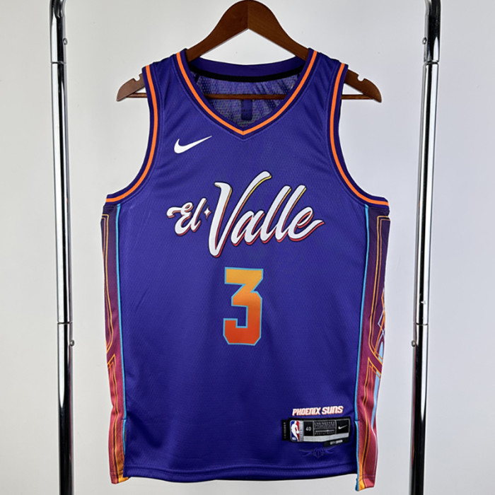23-24 SUNS BEAL #3 Purple City Edition Top Quality Hot Pressing NBA Jersey