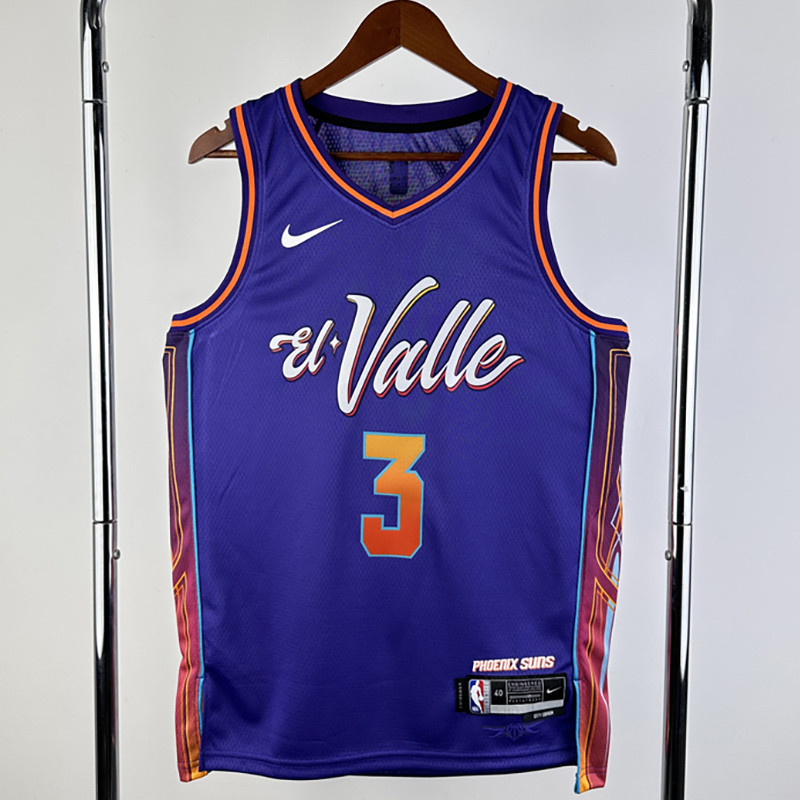23-24 SUNS BEAL #3 Purple City Edition Top Quality Hot Pressing NBA Jersey