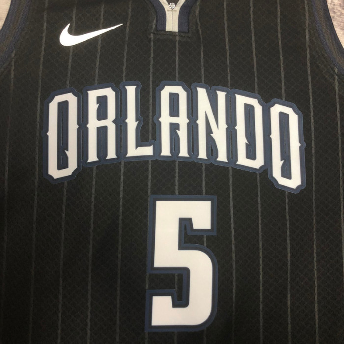 22-23 Magic BANCHERO #5 Black Top Quality Hot Pressing NBA Jersey