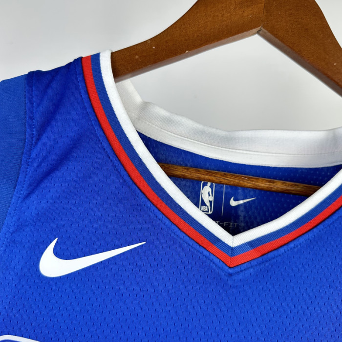 22-23 CLIPPERS HARDEN #1 Blue Top Quality Hot Pressing NBA Jersey