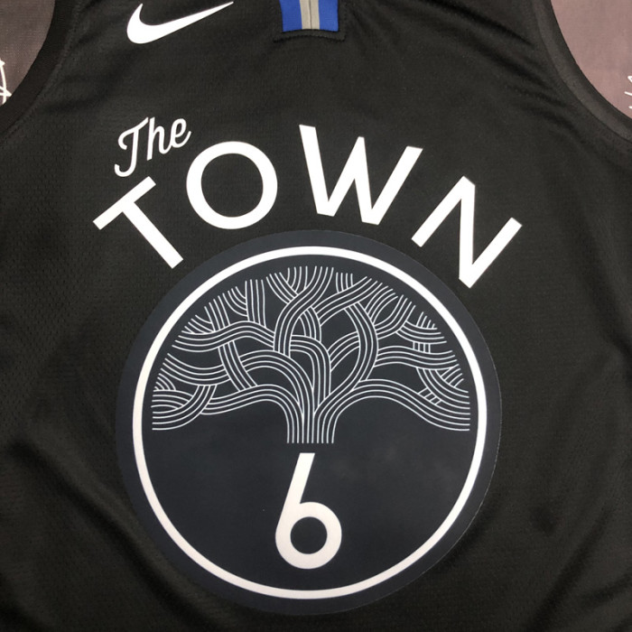 2020 Warriors YOUNG #6 Black Grey Top Quality Hot Pressing NBA Jersey
