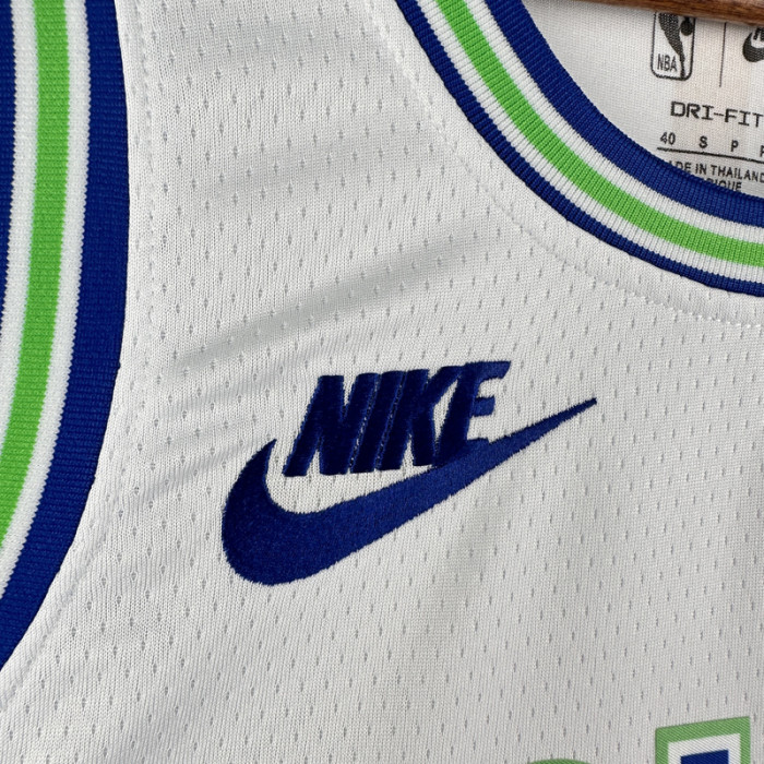 23-24 TIMBERWOLVES ANDERSON #1 White Top Quality Hot Pressing NBA Jersey (Retro Logo)