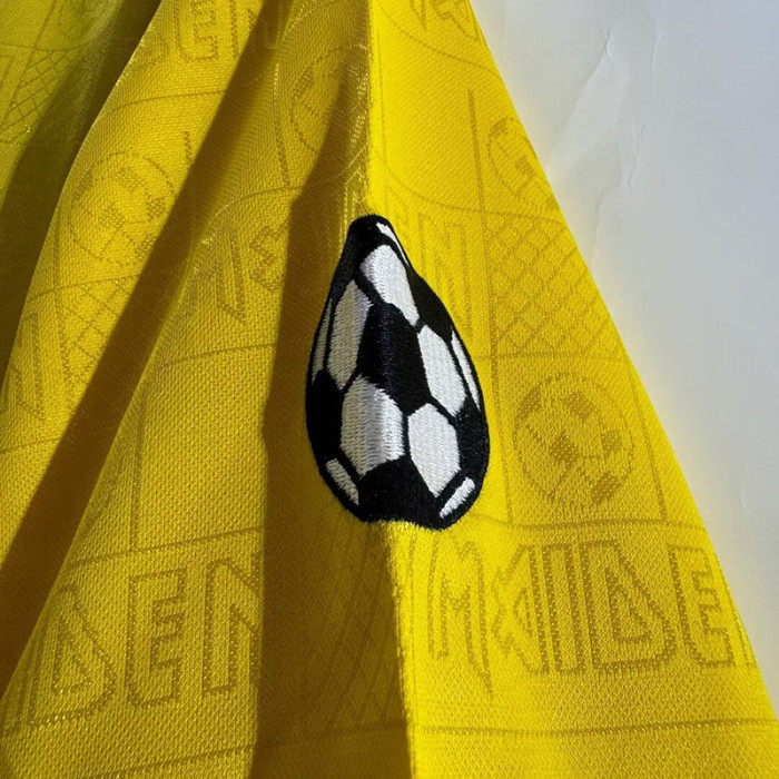 2008 West Ham Iron Maiden #08 Yellow Retro Soccer Jersey