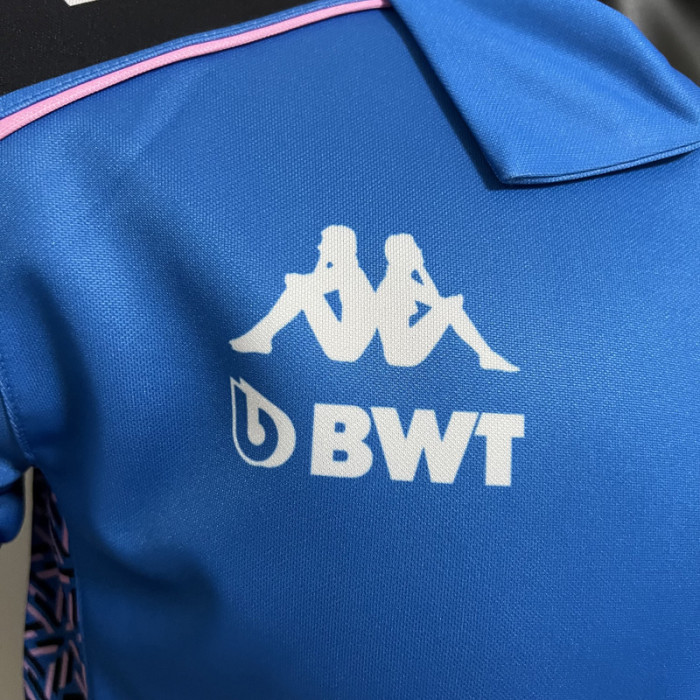 2023 F1 ALPINE Blue Polo Racing Suit(有领)
