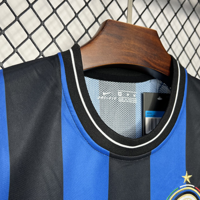 2009-2010 INT Home Retro Soccer Jersey(带决赛字)