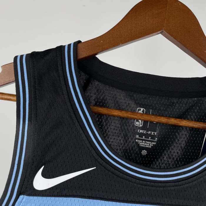 2019 BULLS LAVINE #8 Black City Edition Top Quality Hot Pressing NBA Retro Jersey