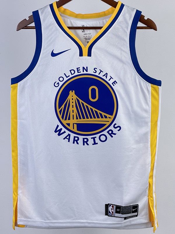 22-23 WARRIORS PAYTON II #0 White Top Quality Hot Pressing NBA Jersey (V领)