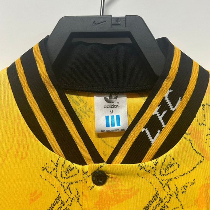 1994-1996 LIV Away Yellow Retro Soccer Jersey