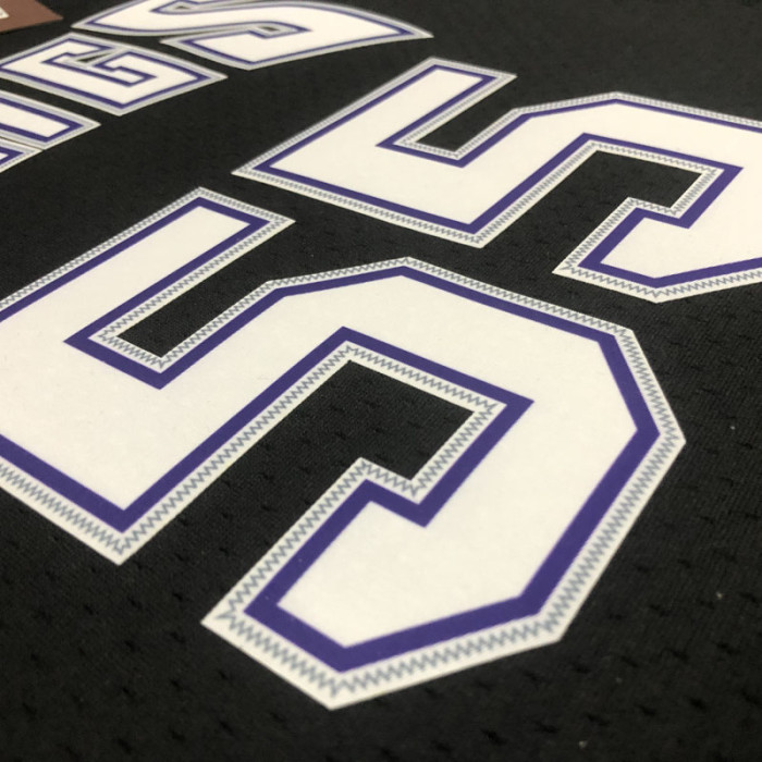 2001 Kings WILLIAMS #55 Black Retro Top Quality Hot Pressing NBA Jersey