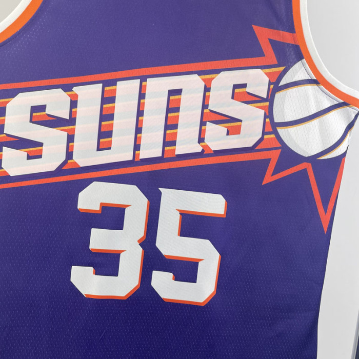 23-24 SUNS DURANT #35 Purple Top Quality Hot Pressing NBA Jersey