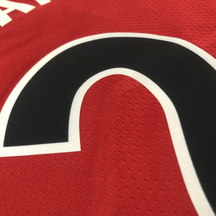 22-23 Raptors LEONARD #2 Red Top Quality Hot Pressing NBA Jersey