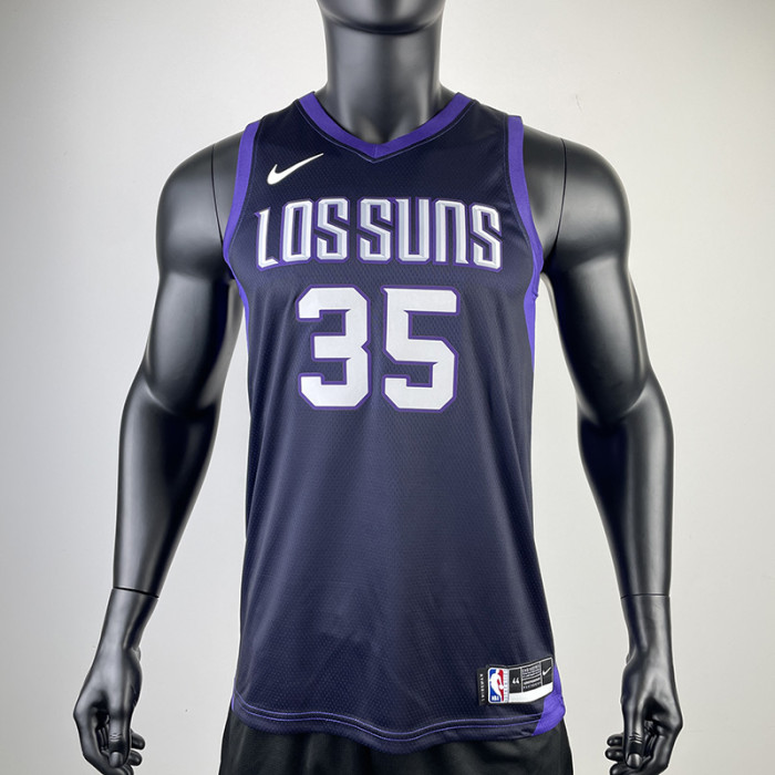2017-18 SUNS DURANT #35 Royal Blue City Edition Top Quality Hot Pressing NBA Jersey