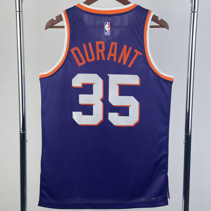 23-24 SUNS DURANT #35 Purple Top Quality Hot Pressing NBA Jersey