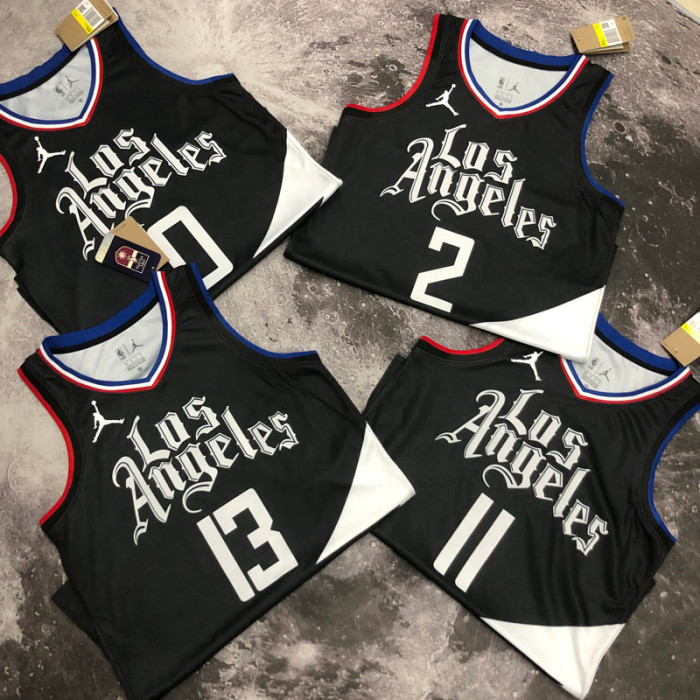 22-23 Clippers GEORGE #13 Black Top Quality Hot Pressing NBA Jersey (Trapeze Edition)