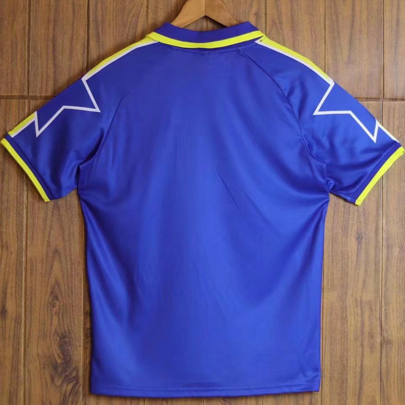 1996-1997 JUV Away Blue Retro Soccer Jersey