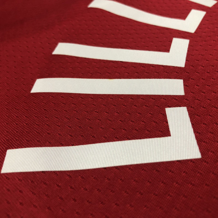 22-23 TRAIL BLAZERS LILLARD #0 Red Top Quality Hot Pressing NBA Jersey (Trapeze Edition)