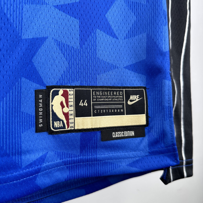 23-24 Magic McGRADY #1 Dark Blue Top Quality Hot Pressing NBA Jersey (Retro Logo)(V领)