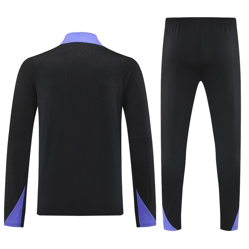 25-26 BAR Black Half Pull Tracksuit (半拉链)