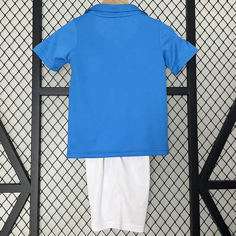 1987-1988 Napoli Home Kids Retro Soccer Jersey