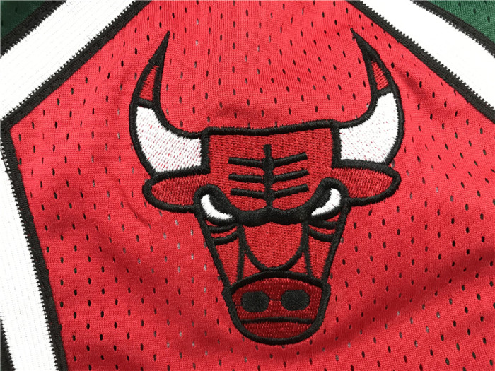 BULLS Green City Edition Top Quality NBA Pocket Pants #公牛