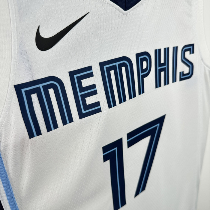 22-23 Grizzlies KAWAMURA #17 White Top Quality Hot Pressing NBA Jersey