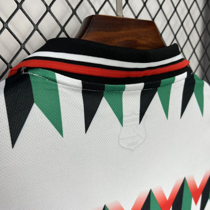 Palestina FC Red White Retro Soccer Jersey
