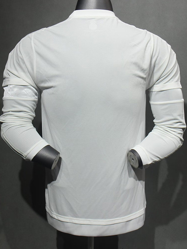 2015-2016 RMA Home Player Version Long Sleeve Retro Soccer Jersey( 长袖球员)