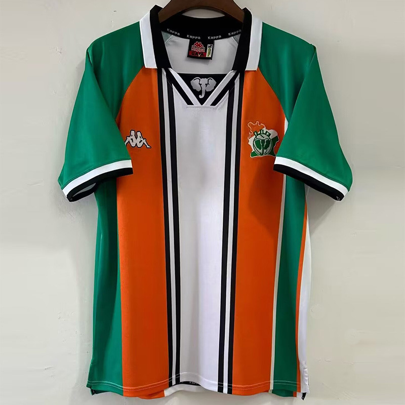 2000-2002 Ivory Coast Home Retro Soccer Jersey