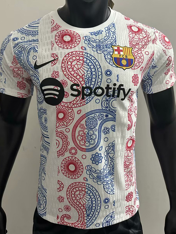 25-26 BAR White Special Edition Player Version Training Shirts