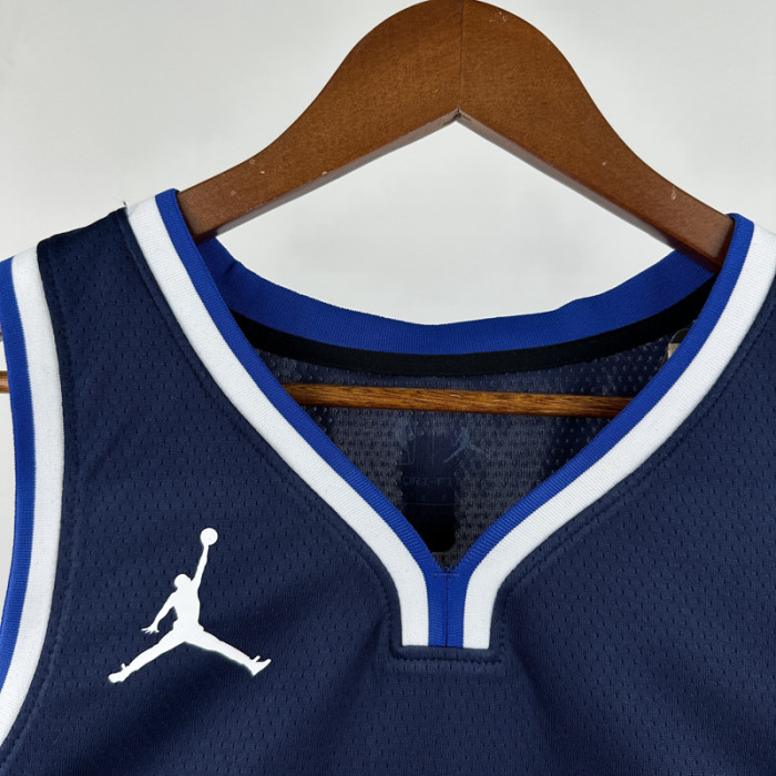 22-23 Dallas Mavericks DAVIS #3 Royal Blue Top Quality Hot Pressing NBA Jersey (Trapeze Edition)飞人版