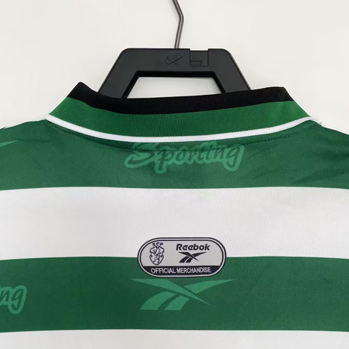 1999-2000 Sporting Lisbon Home Retro Soccer Jersey