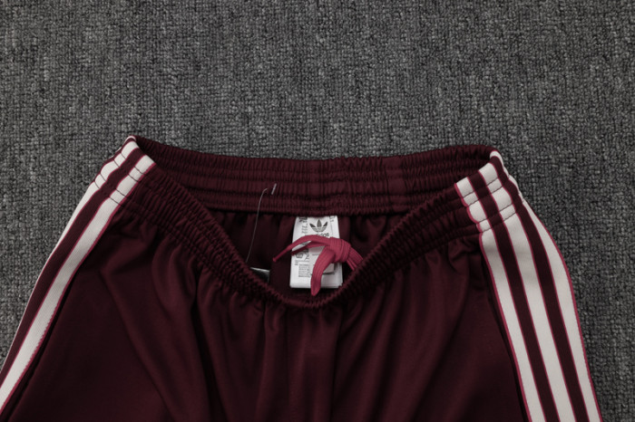 25-26 Bayern Deep Red Half Pull Tracksuit #B2512(半拉链)