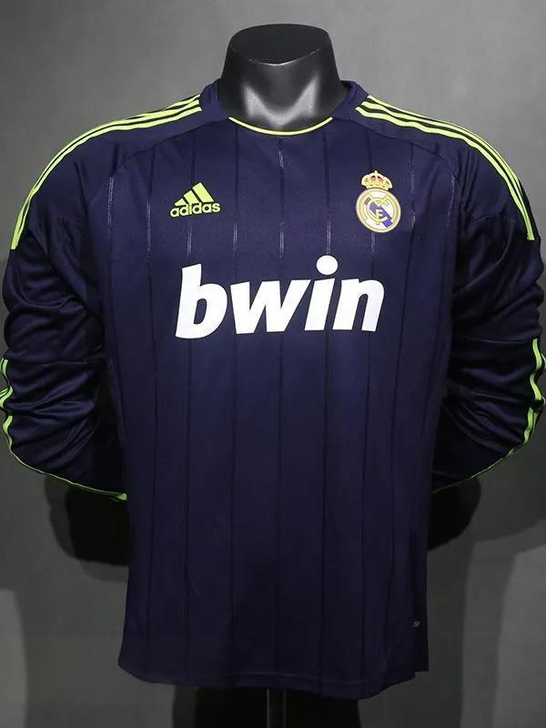 2012-2013 RMA Away Player Version Long Sleeve Retro Soccer Jersey（长袖球员）