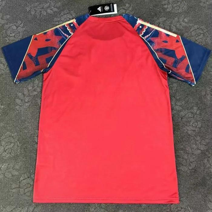 25-26 Man Utd Red Black Fans Training shirts *蛇纹