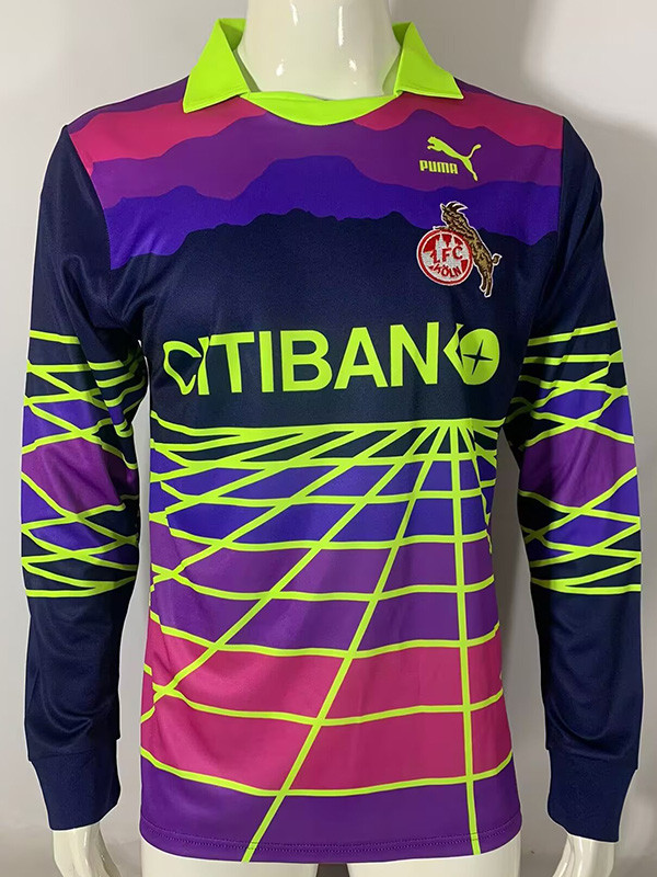 1992 Cologne Goalkeeper Long Sleeve Retro Soccer Jersey (长袖)