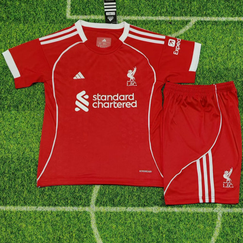 25-26 LIV Red Kids Soccer Jersey