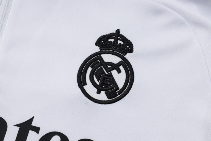 25-26 RMA White Half Pull Tracksuit #B2505(半拉链)